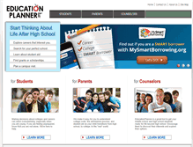 Tablet Screenshot of educationplanner.org